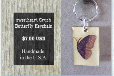 Sweetheart Crush Butterfly Keychain